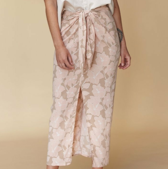 New acacia rumi skirt south pacific silk M stretch - Picture 13 of 16